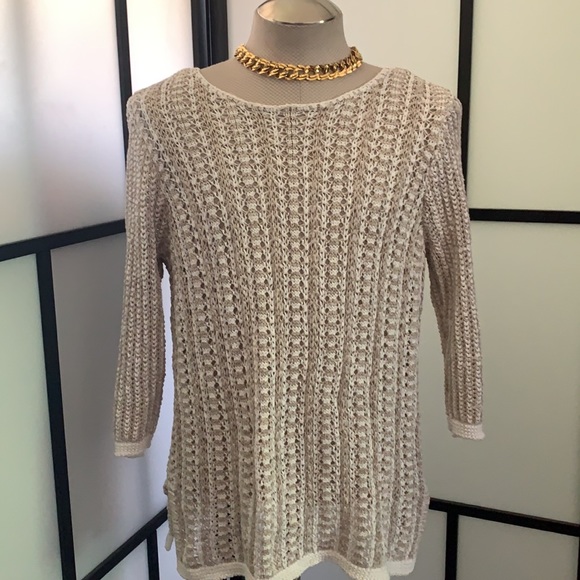 Dana Buchman Tunic Sweater Tan Size XL - Picture 7 of 10